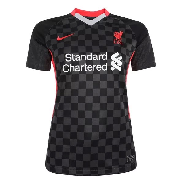 Camiseta Liverpool Tercera Equipación Mujer 2020-2021 Negro